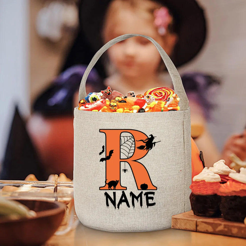 Personalized Halloween Trick or Treat Bag – Kids' Candy Tote