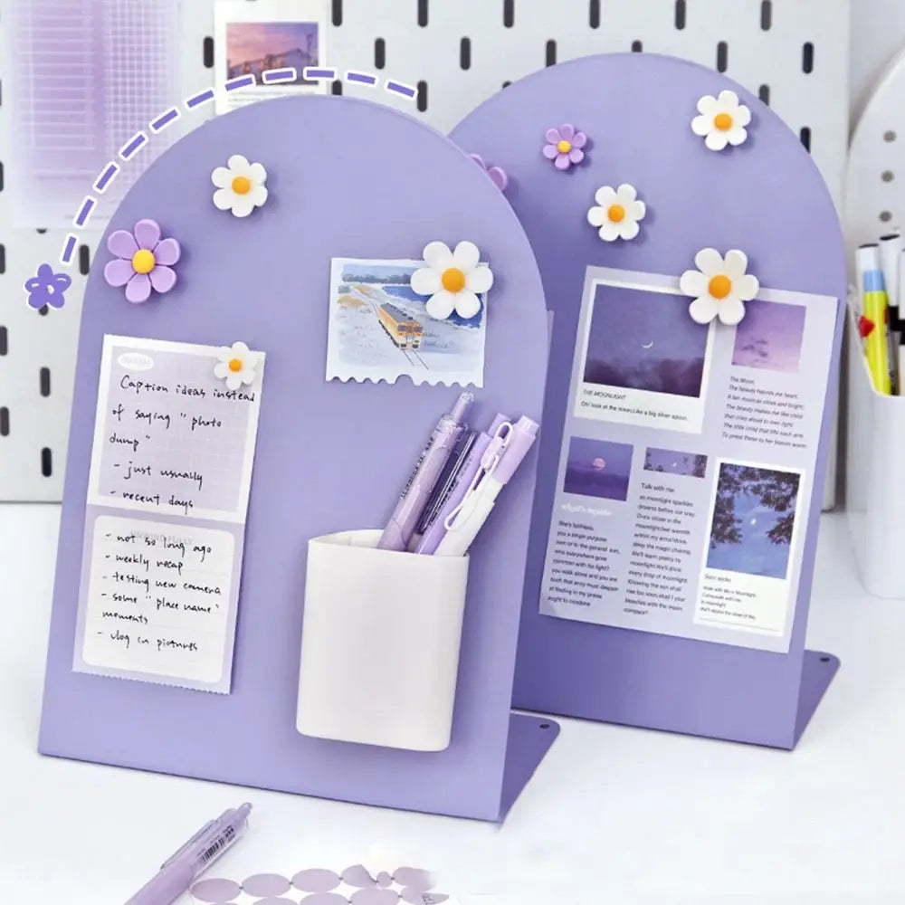 Large Capacity Desktop Message Board – Metal Note Storage Board