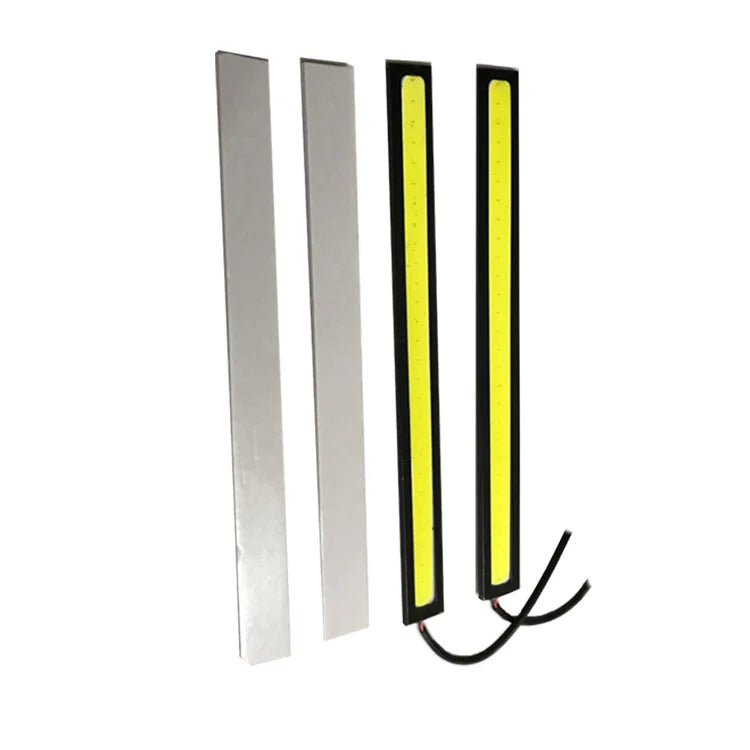 COB LED Daytime Running Light Strip – Waterproof 12V Universal