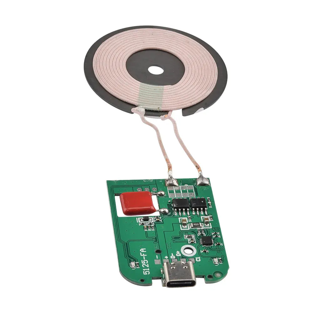 Wireless Charging PCBA Transmitter Module 5–15W USB/Type-C