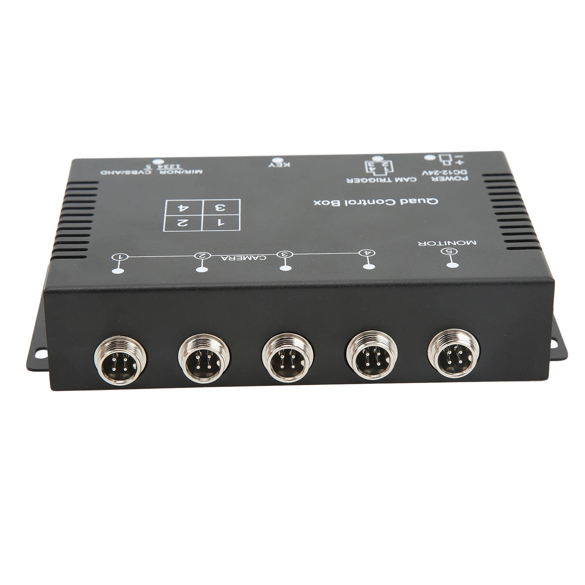 4-Channel 1080P AHD Video Splitter for RV Truck Bus Trailer