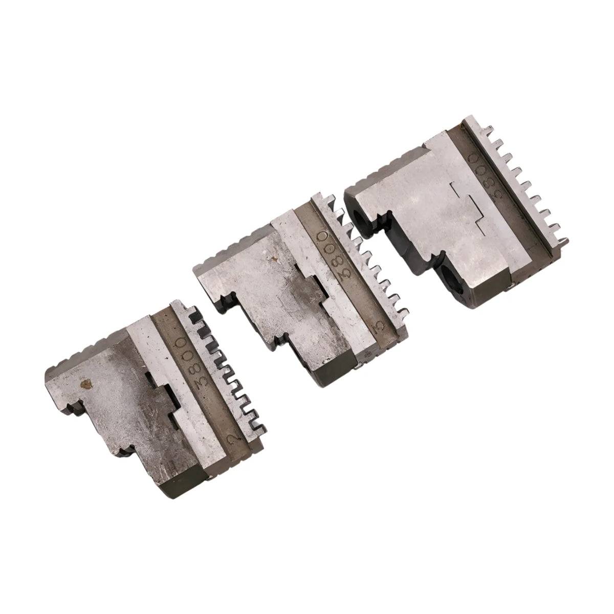 JINSLU 9-Tooth 8" Two-Piece Jaws for K11-200 Lathe Chuck