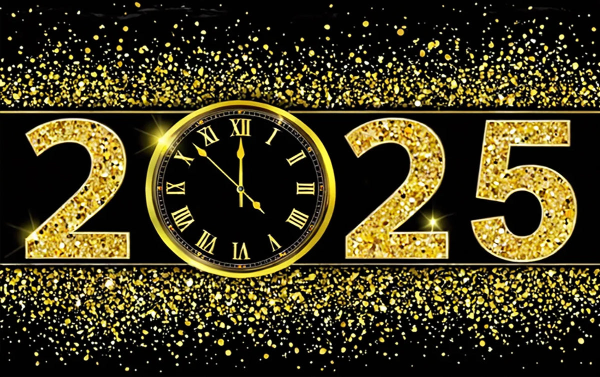 New Year Party Photography Backdrop – Fireworks & Balloons