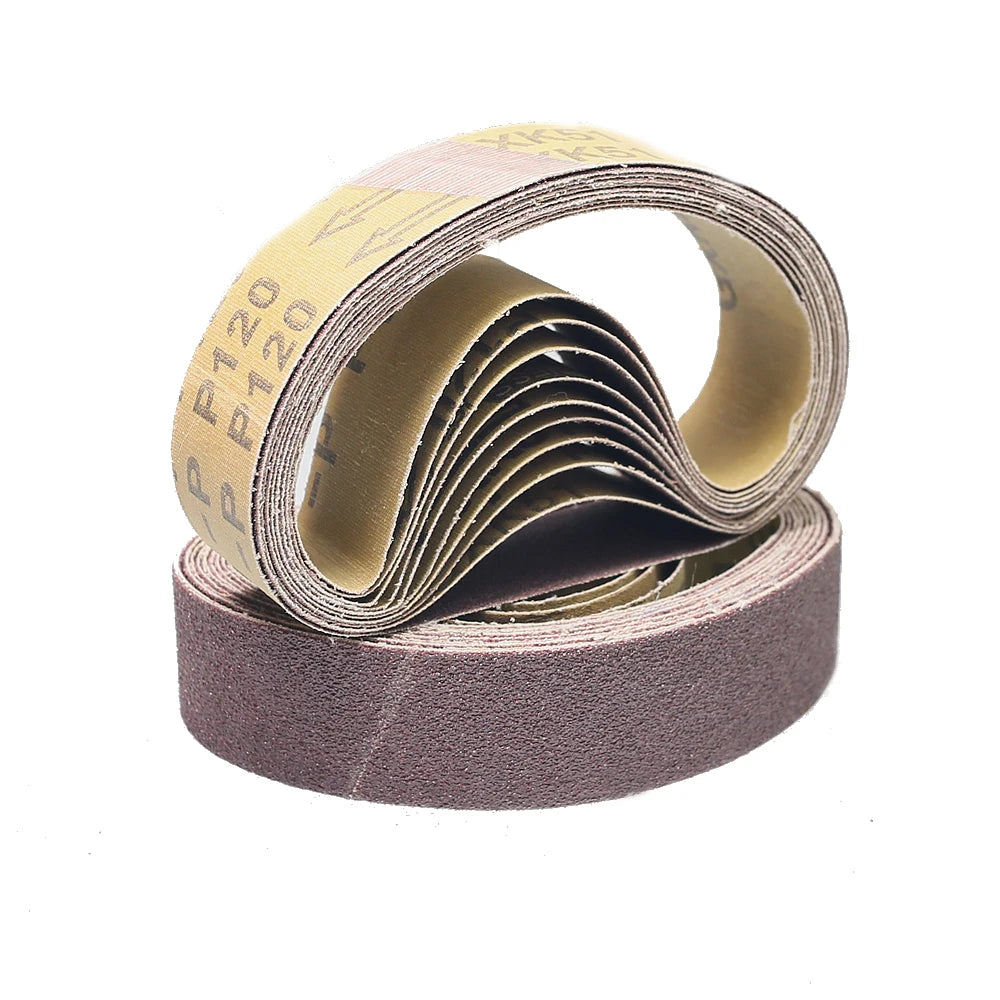10-Pack A/O Sanding Belts 330x30mm | Air Belt Sander Belts
