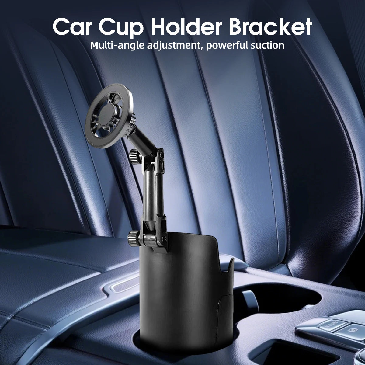 FONKEN 2-in-1 Car Cup Holder Phone Mount | 360° MagSafe