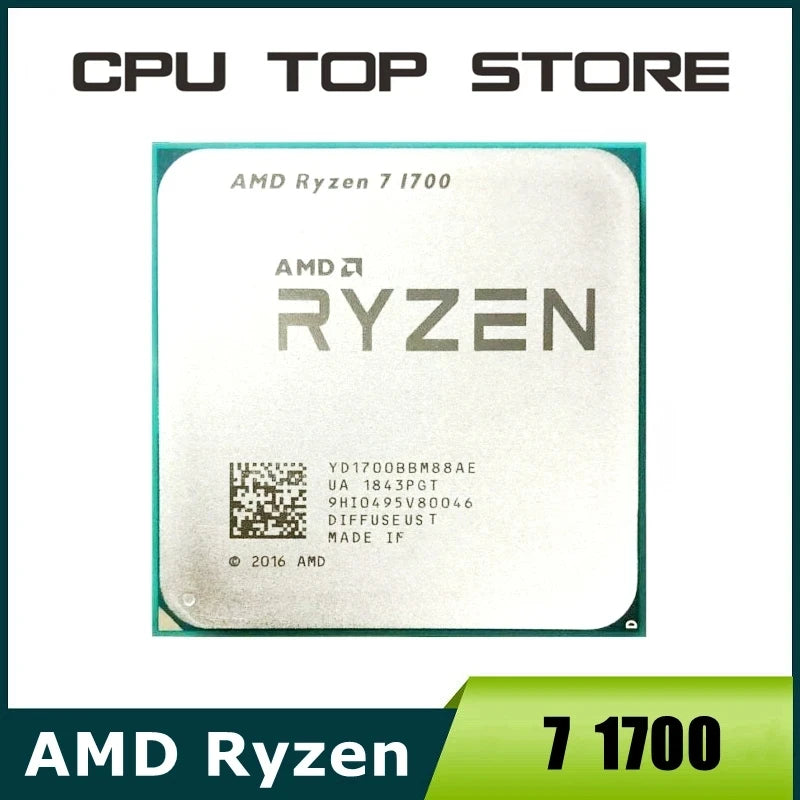 AMD Ryzen 7 1700 8-Core 16-Thread 3.0GHz AM4 CPU Processor