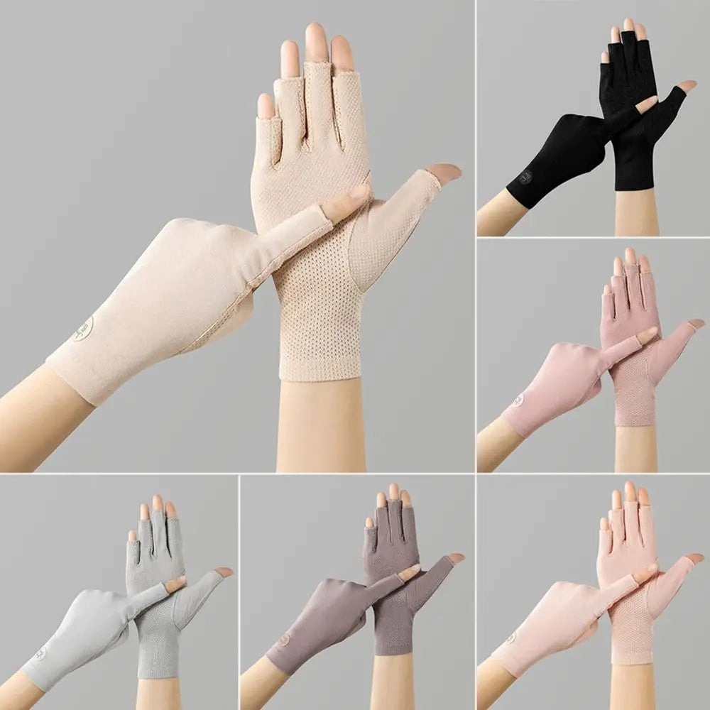 UV Sun Protection Gloves – Touchscreen & Slip-Resistant Fit