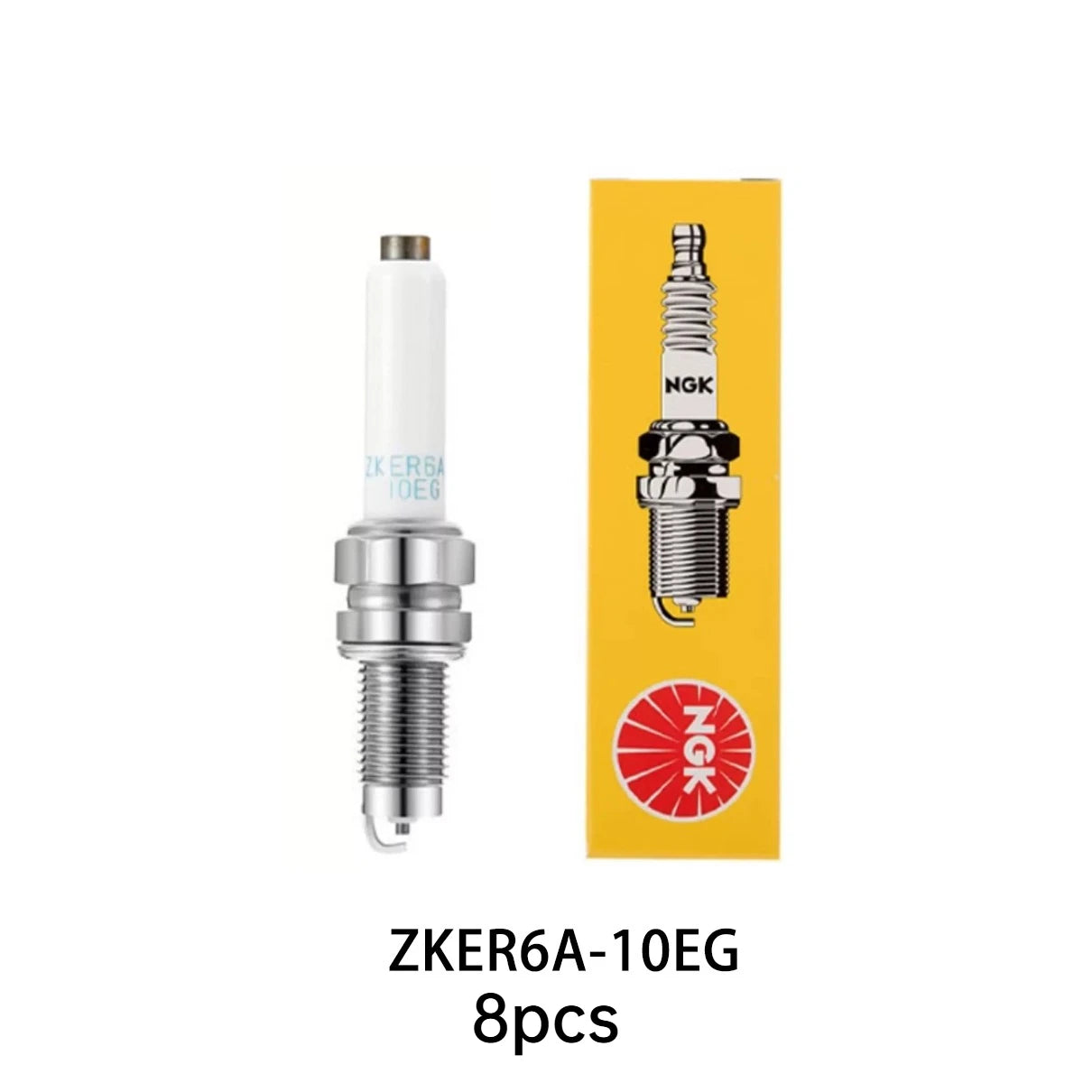 NGK ZKER6A-10EG 96596 Nickel Spark Plug 4–12 Pack