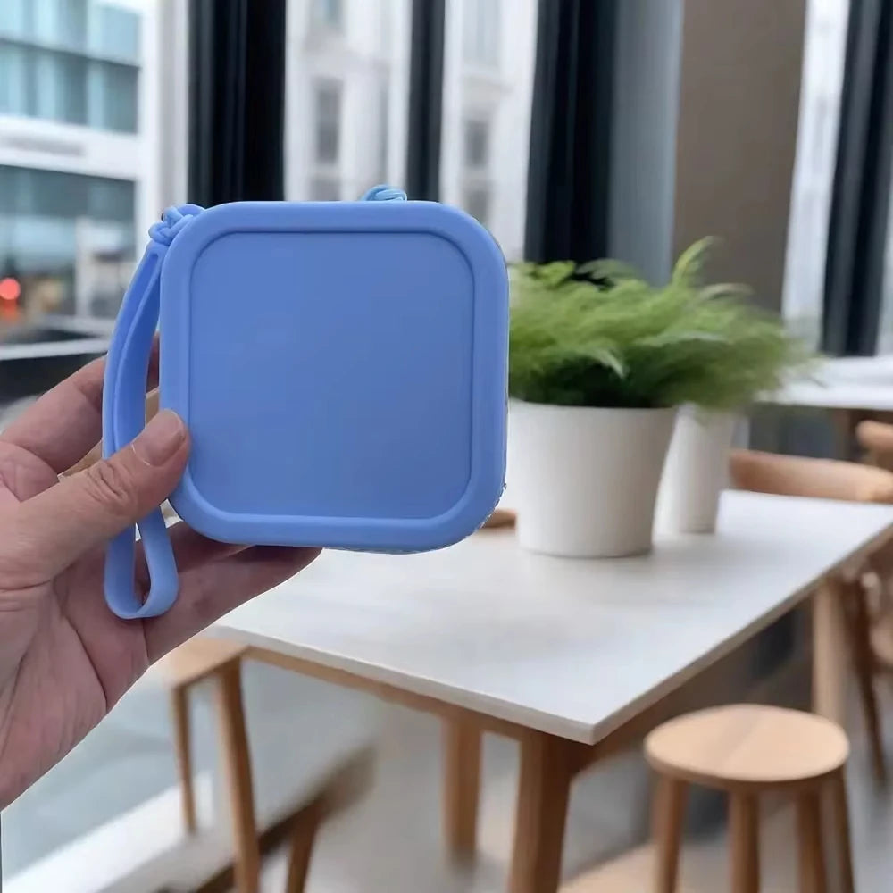 Silicone Earphone Storage Bag | Mini Zipper Cable Organizer