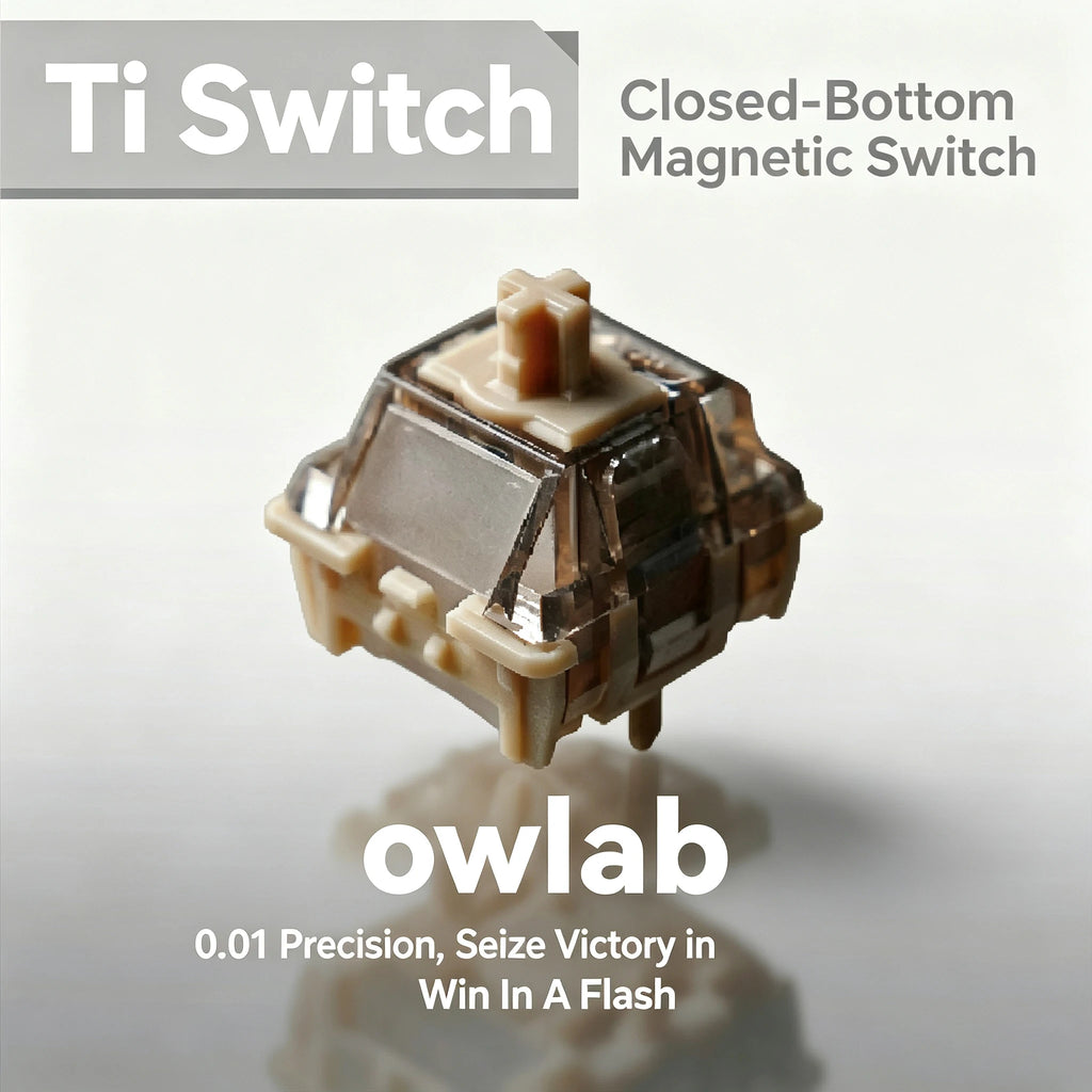 OWlab Ti Switch Hall Effect 0.01mm Precision – Wooting 60HE/80HE