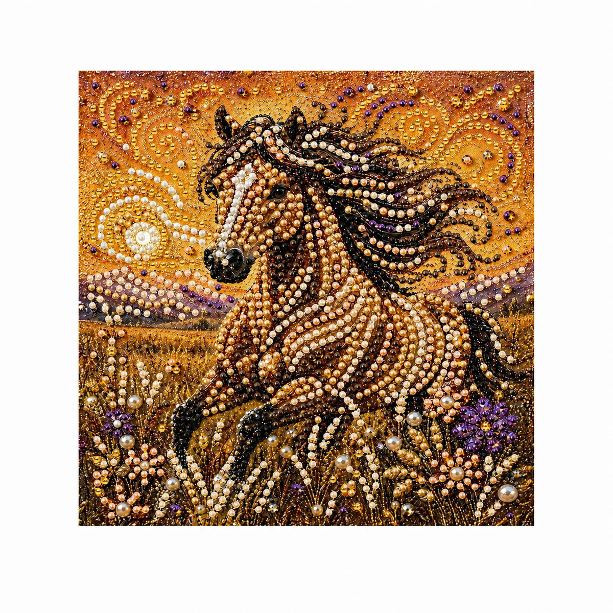 Halloween DIY Diamond Painting Kit – Pre-Framed Wall Art