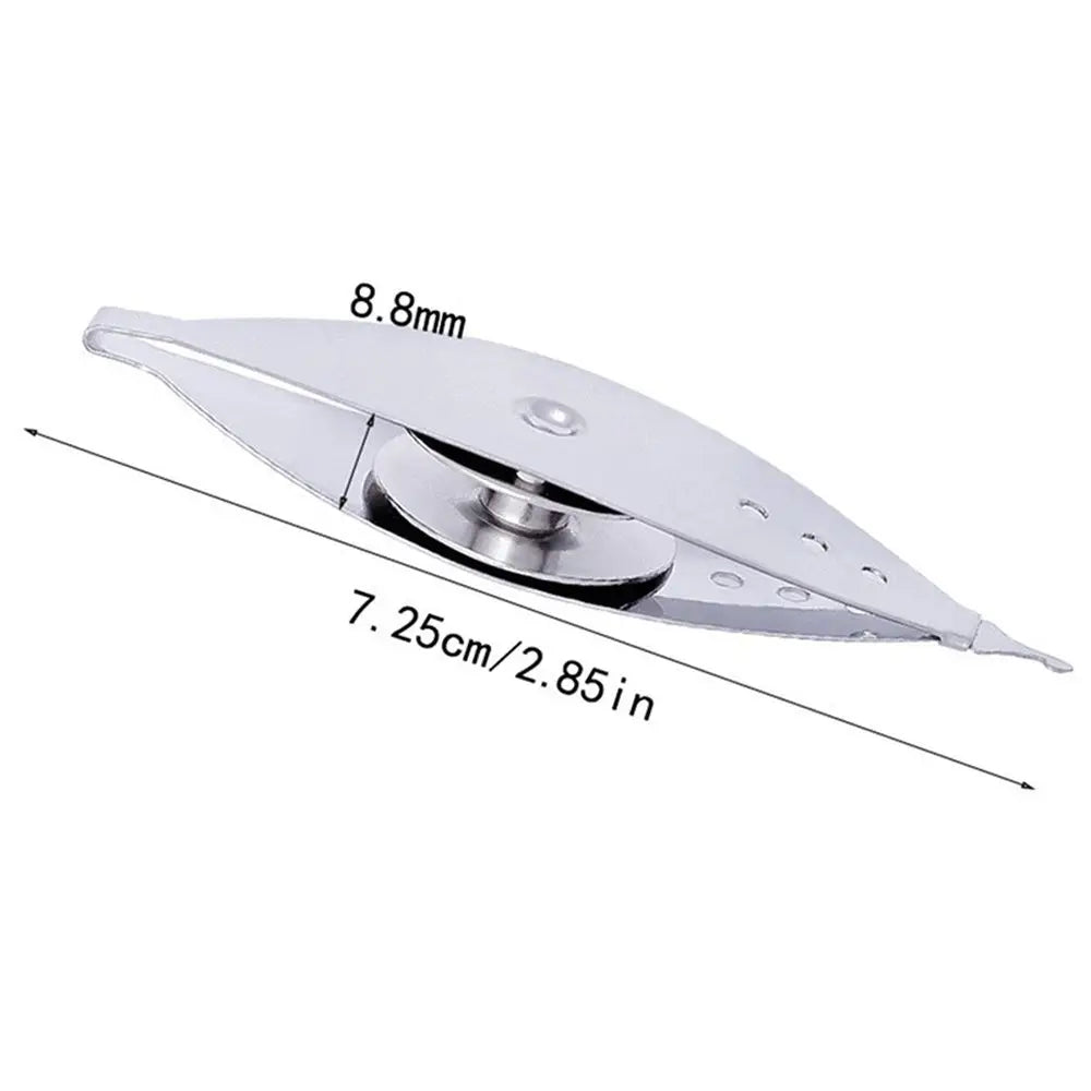 Metal Tatting Shuttle – Steel Bobbin for Lace & Crochet Crafts