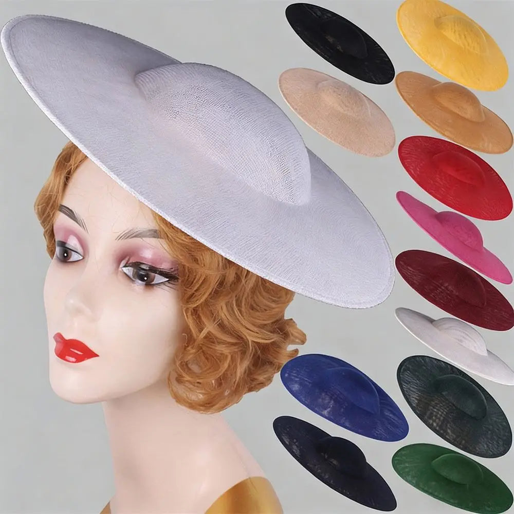 40cm DIY Fascinator Base – Women's Wedding Hair Clip & Hat