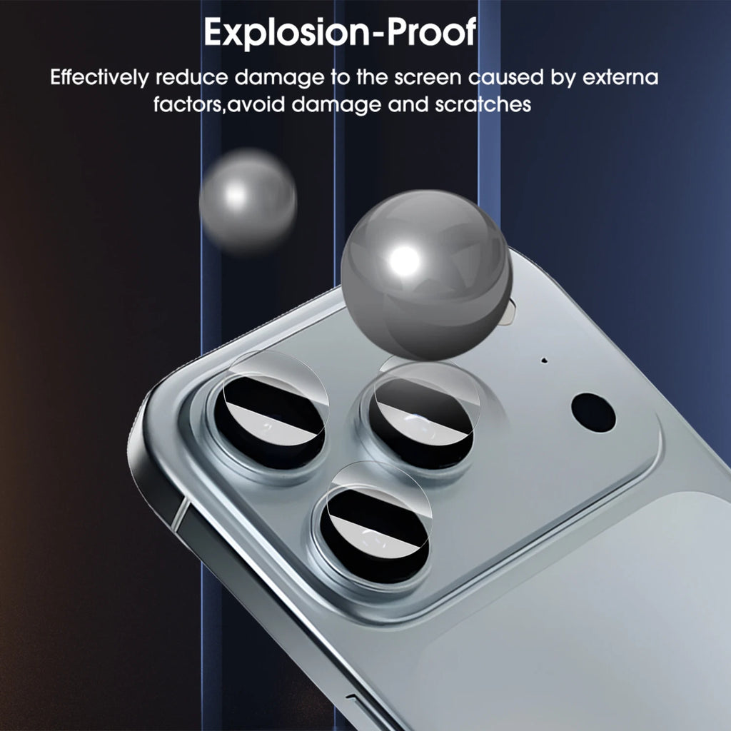 Tempered Glass Camera Lens Protector – iPhone 17 Pro Max & Air