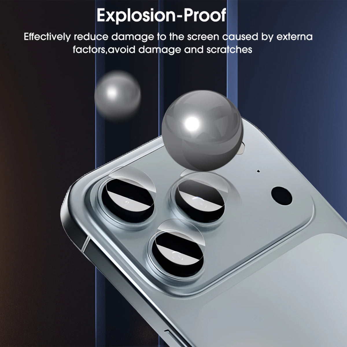 Tempered Glass Camera Lens Protector – iPhone 17 Pro Max & Air