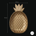 Gold Pineapple Leaf Jewelry Tray | Minimalist Storage Dish