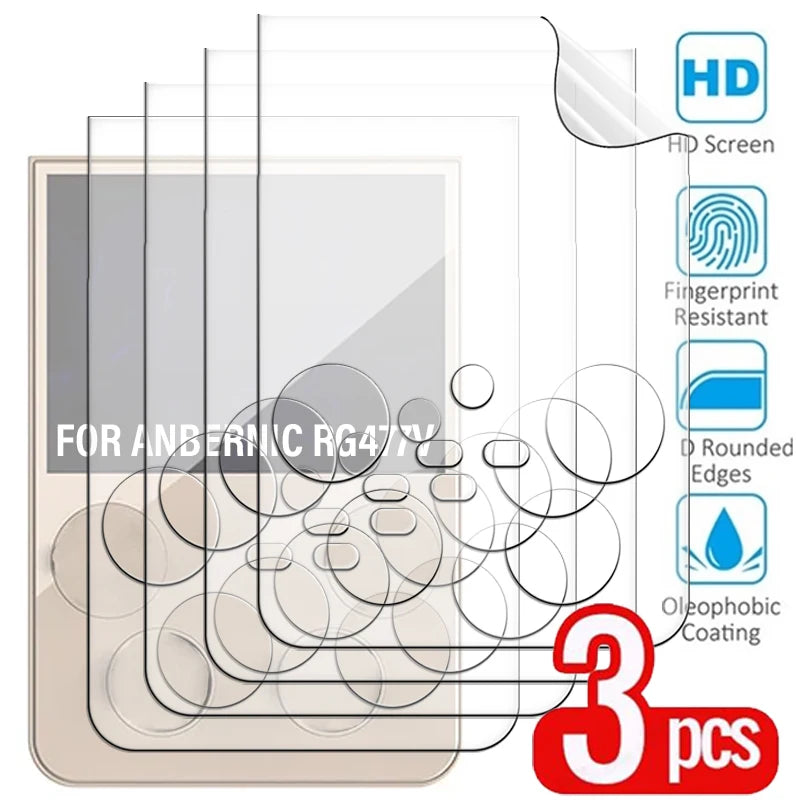 TPU Screen Protector for Anbernic RG477V – Clear Hydrogel Film