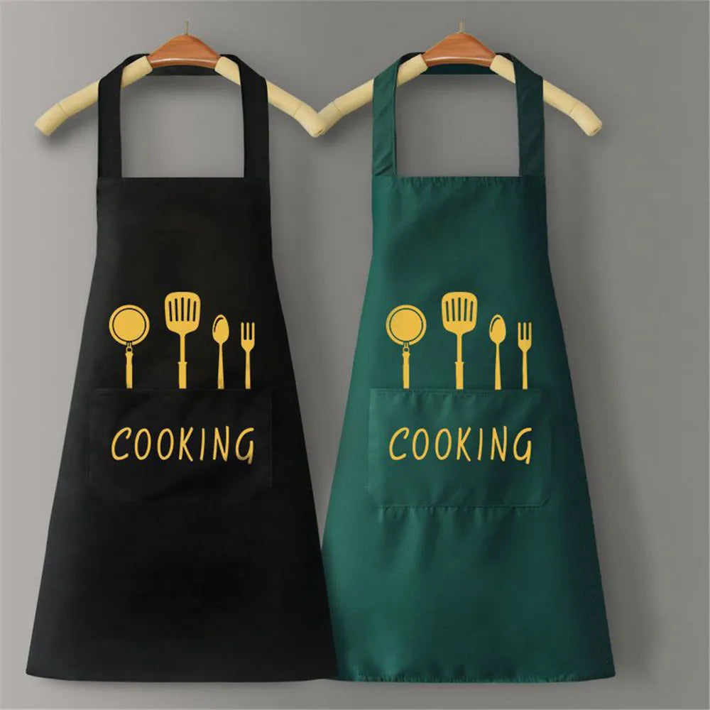 Waterproof Oil-Proof PVC Kitchen Apron – Unisex Sleeveless