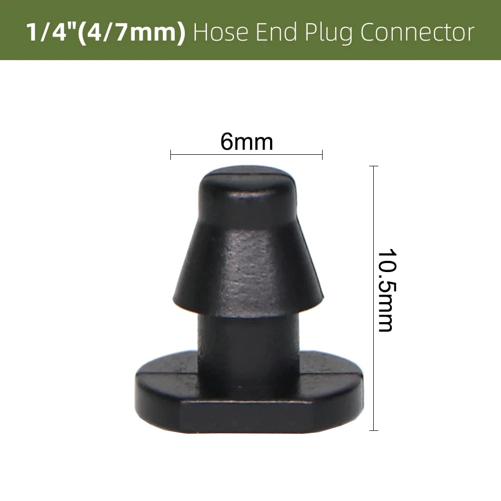 1/4" Drip Irrigation Barbed Fittings – Tees, Cross, Plug & Adaptors