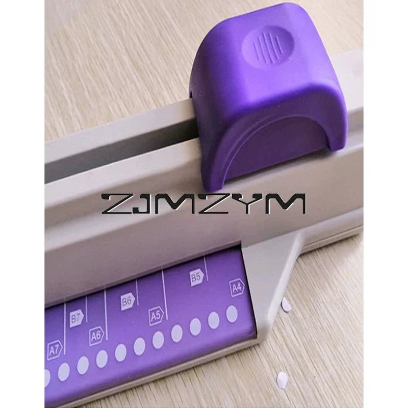 30-Hole Sliding Paper Punch – A4/B5/A5/B6 Binder Hole Puncher