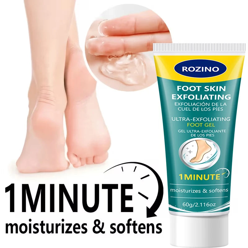 ROZINO Foot Exfoliating Gel – Callus Softener & Moisturizer