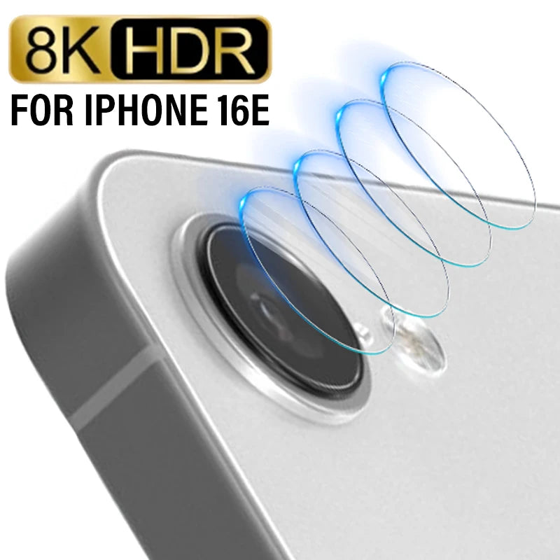 iPhone 16e Camera Lens Protector Tempered Glass 2-20 Pack