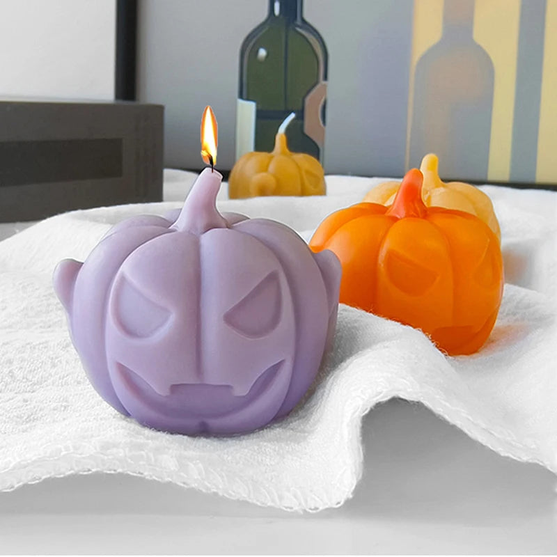 Halloween Pumpkin Skull Silicone Mold – DIY Candle Soap Resin