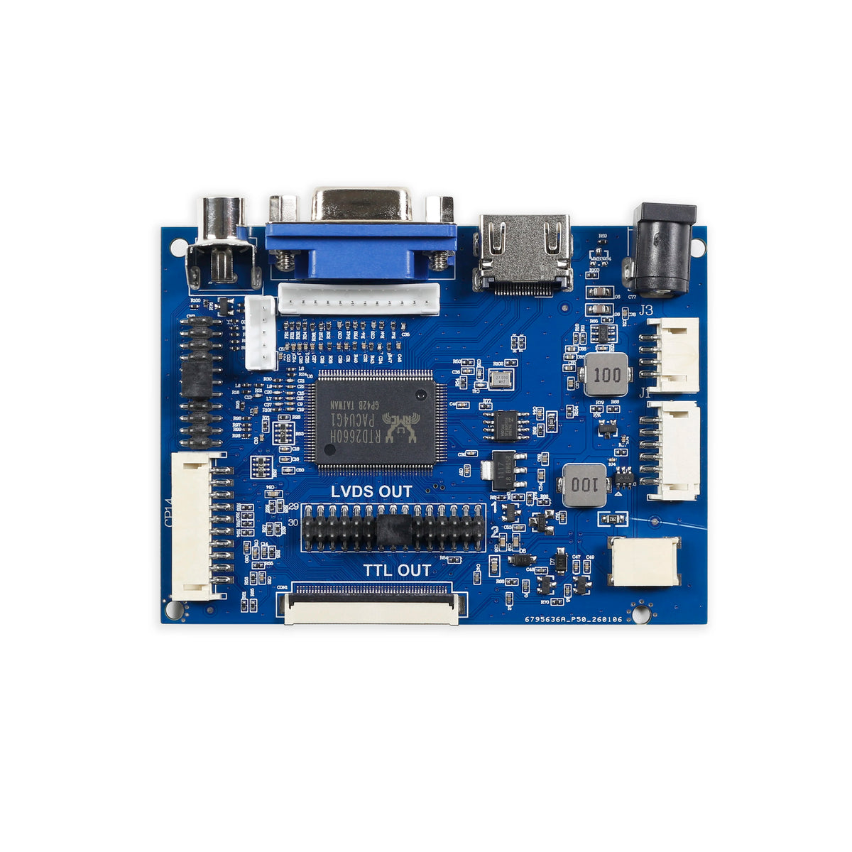 LCD LVDS Controller Board HDMI VGA 2AV 50-Pin VS-TY2662-V1