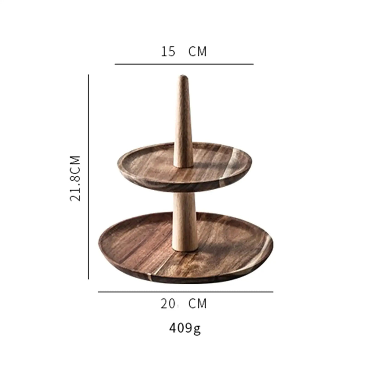 Handcrafted Wooden Tiered Cake & Cupcake Display Stand
