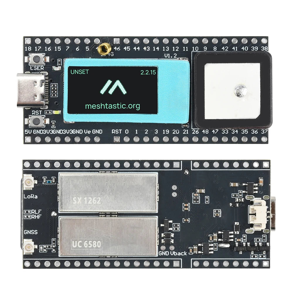 Gaqqee LoRa Wireless Tracker – Wi-Fi, BT 5, GNSS, GPS, LCD