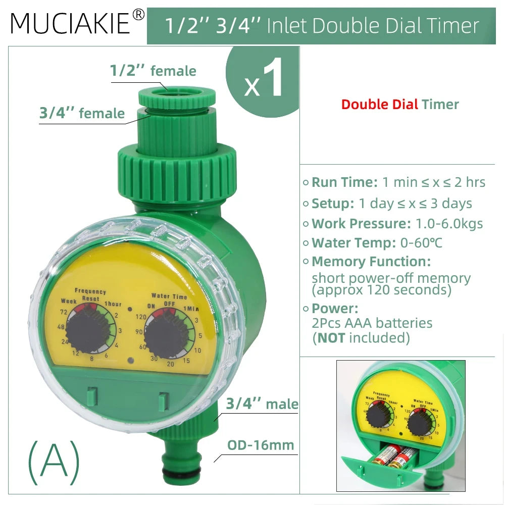 Programmable Garden Water Timer – Auto Faucet Hose Controller