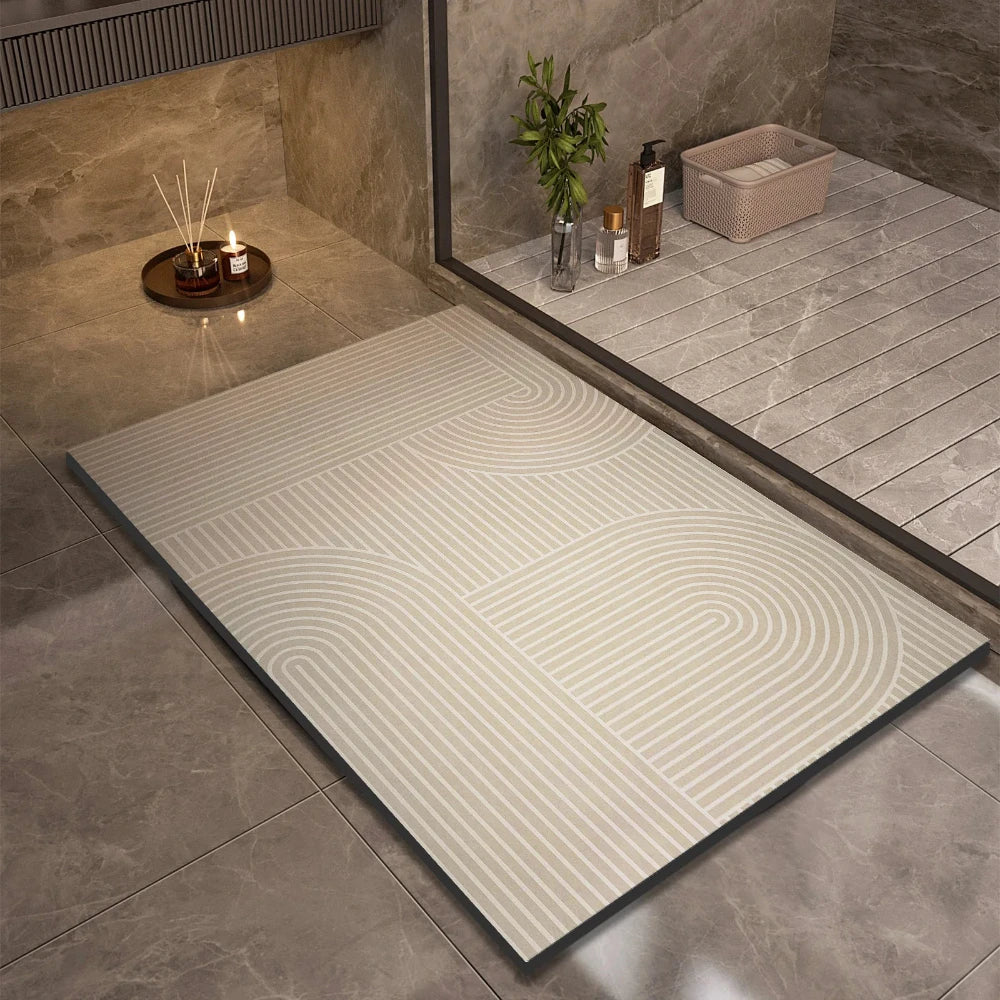 Super Absorbent Anti-Slip Bath Mat | Quick Dry Diatom Mud Rug