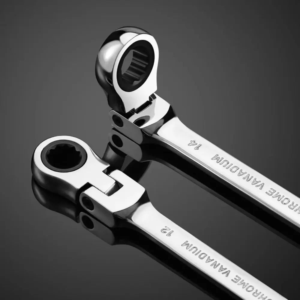 Dual Head 72-Tooth Ratchet Wrench – Quick Release Spanner