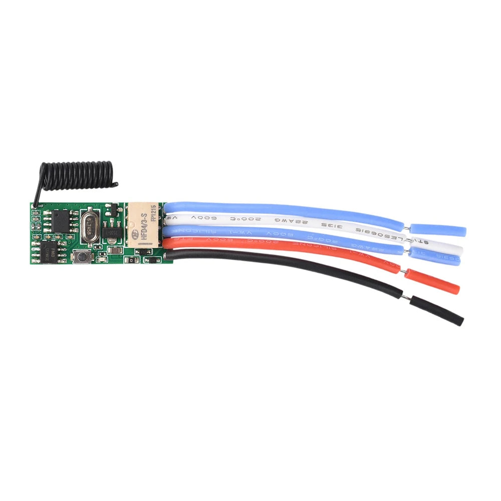 433MHz Mini Wireless Remote Switch Module DC3V–18V | LED & DIY
