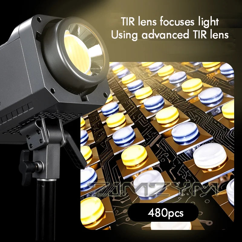 100W Bi-Color Fill Light for Live Streaming & Studio Shooting