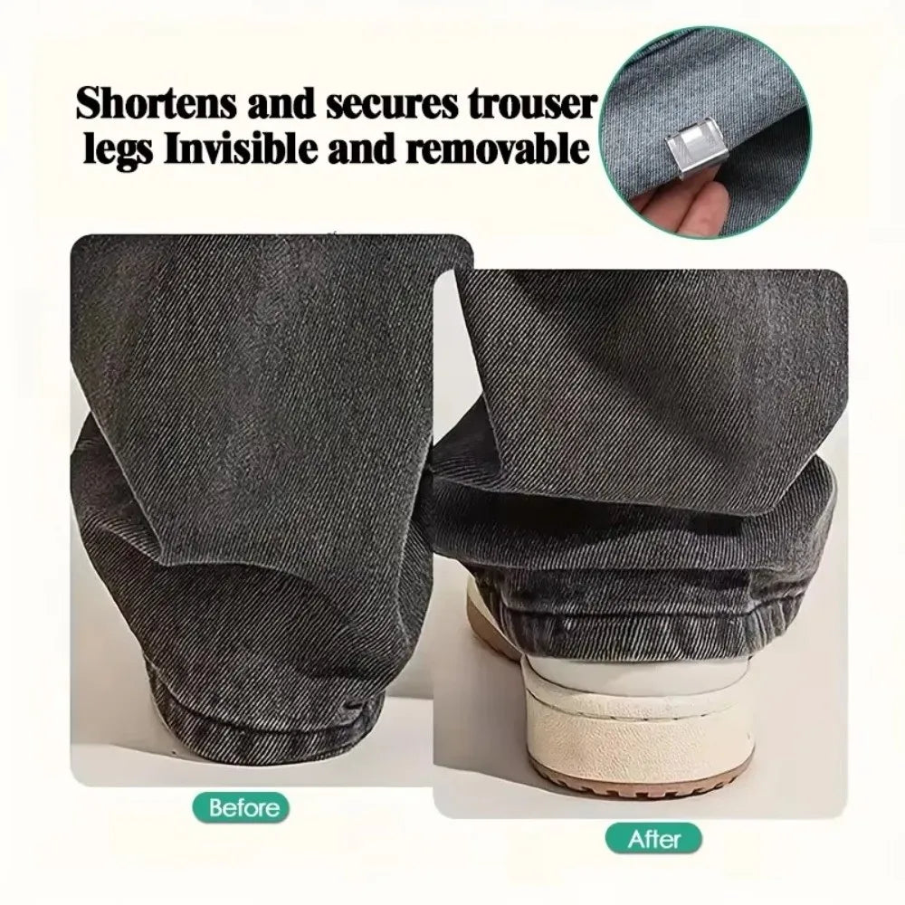 Invisible Trouser Hem Clips – No-Sew Shortening Buckle 1/4Pcs