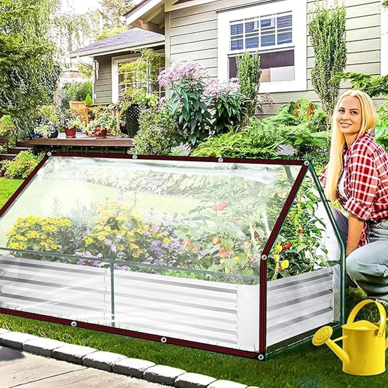 0.35mm Clear PVC Waterproof Tarp – Balcony, Garden & Greenhouse