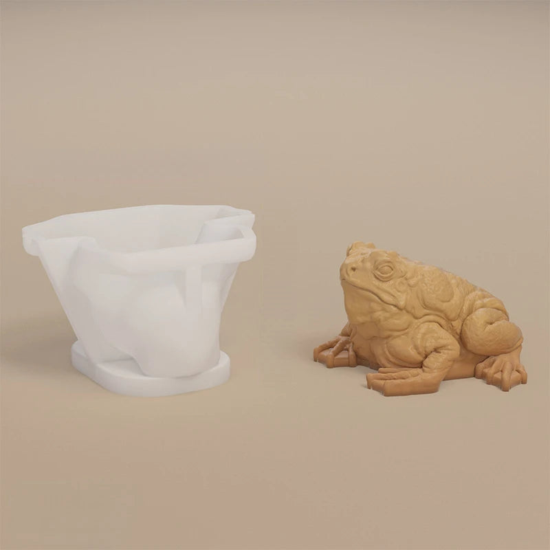 3D Frog Toad Silicone Mold – Candle Soap Resin Chocolate