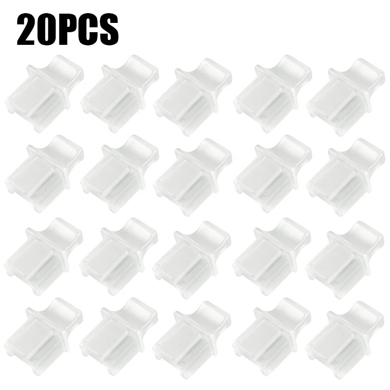 RJ45 Ethernet Dust Plugs – Silicone Port Covers 10/20 Pack