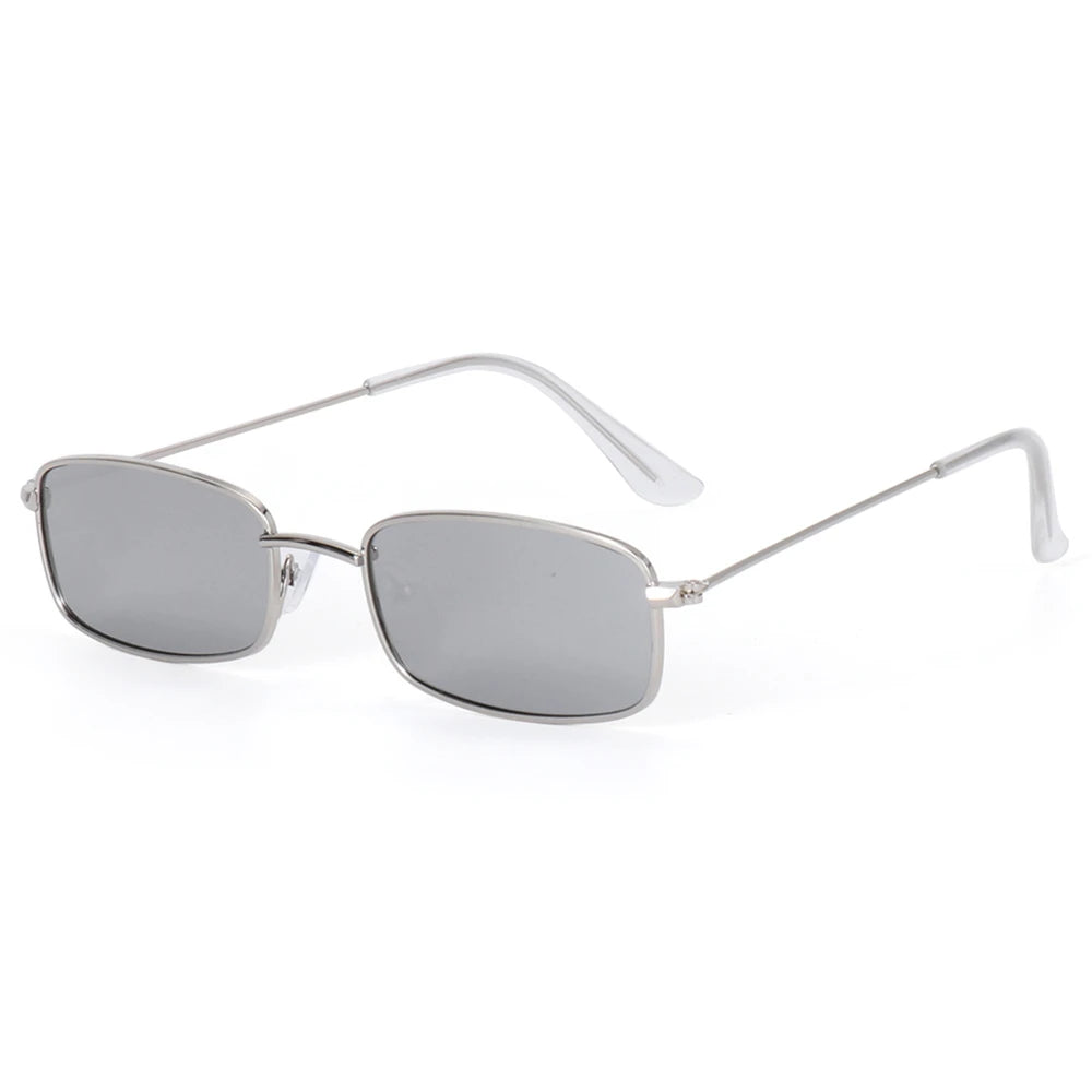 Women's Vintage Small Oval Metal Sunglasses UV400