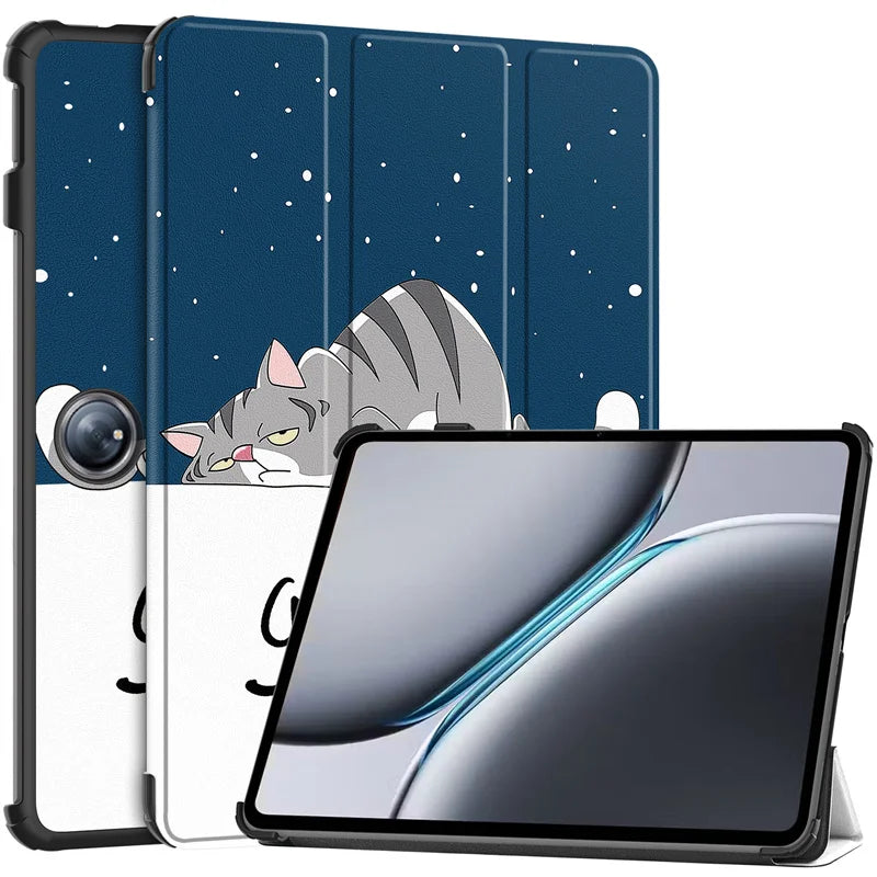 OnePlus Pad Pro / Pad 2 12.1" Tri-Fold PU Leather Smart Case