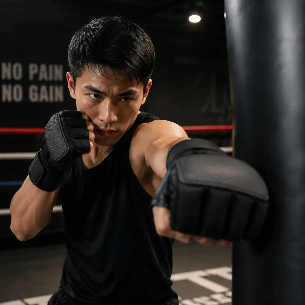 Polyester Boxing Gloves – Wrist Support & Breathable Training Mitts
