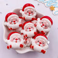 6-Piece Resin Christmas Figurines – Santa, Bear, Elk DIY Crafts