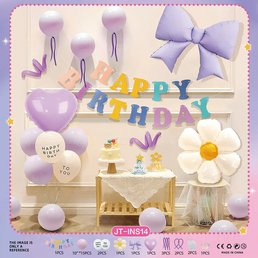 Kids Birthday Balloon Decoration Set – Boys & Girls Party