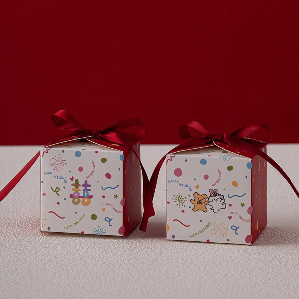 Wedding Favor Candy Box – Romantic Printed Gift Box