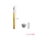 Leather Carving Knife Pen – Aluminum Handle + 5 Blades