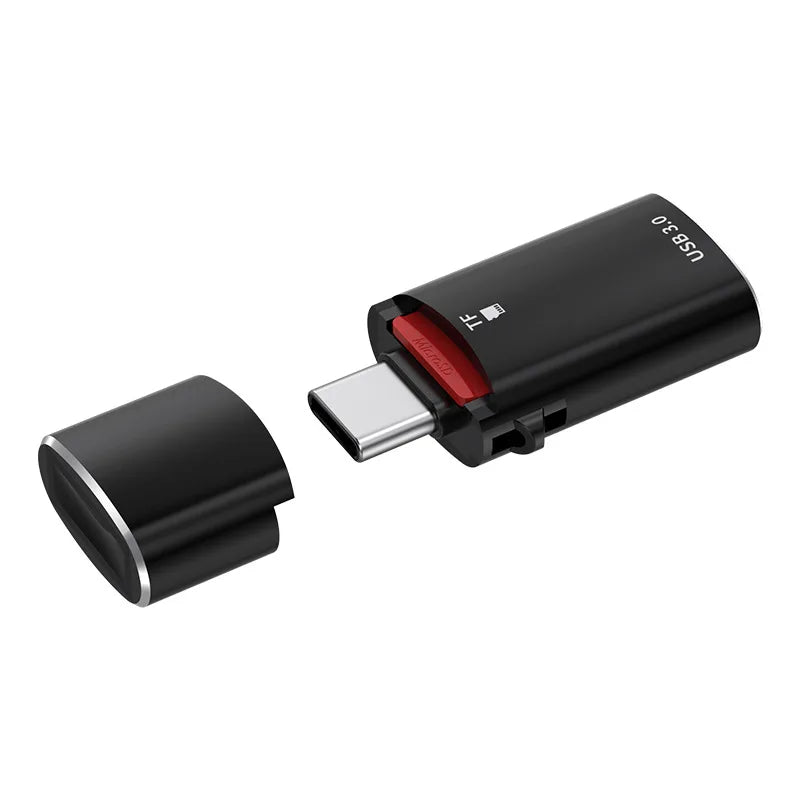USB-C to USB 3.0 OTG Adapter – SD & TF Card Reader Dongle