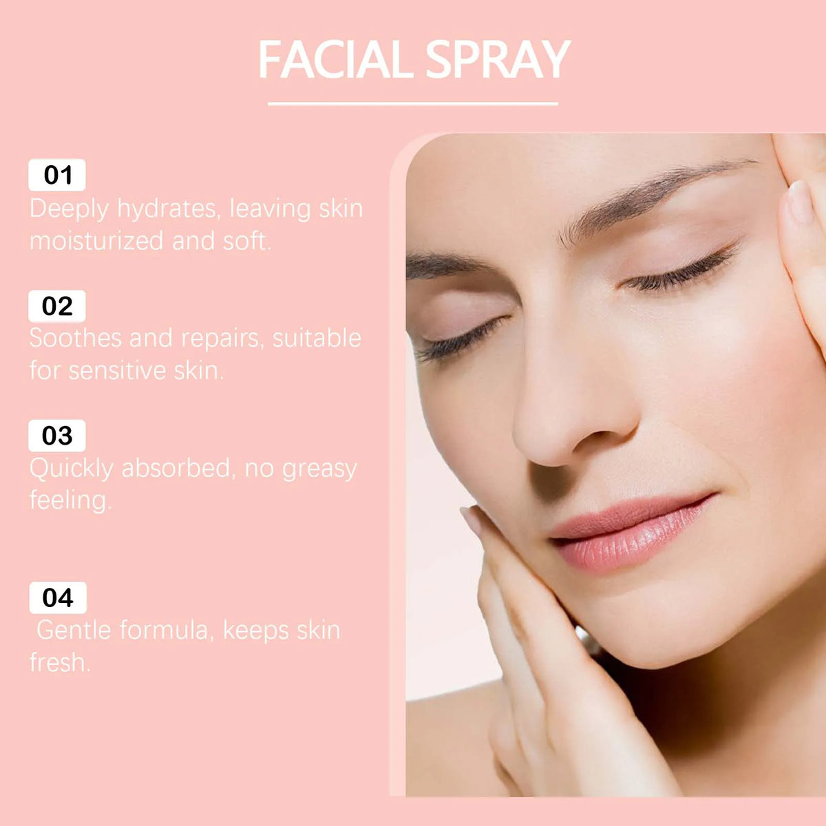 Hoygi Rose Toner Spray – Vitamin C Brightening Face Essence