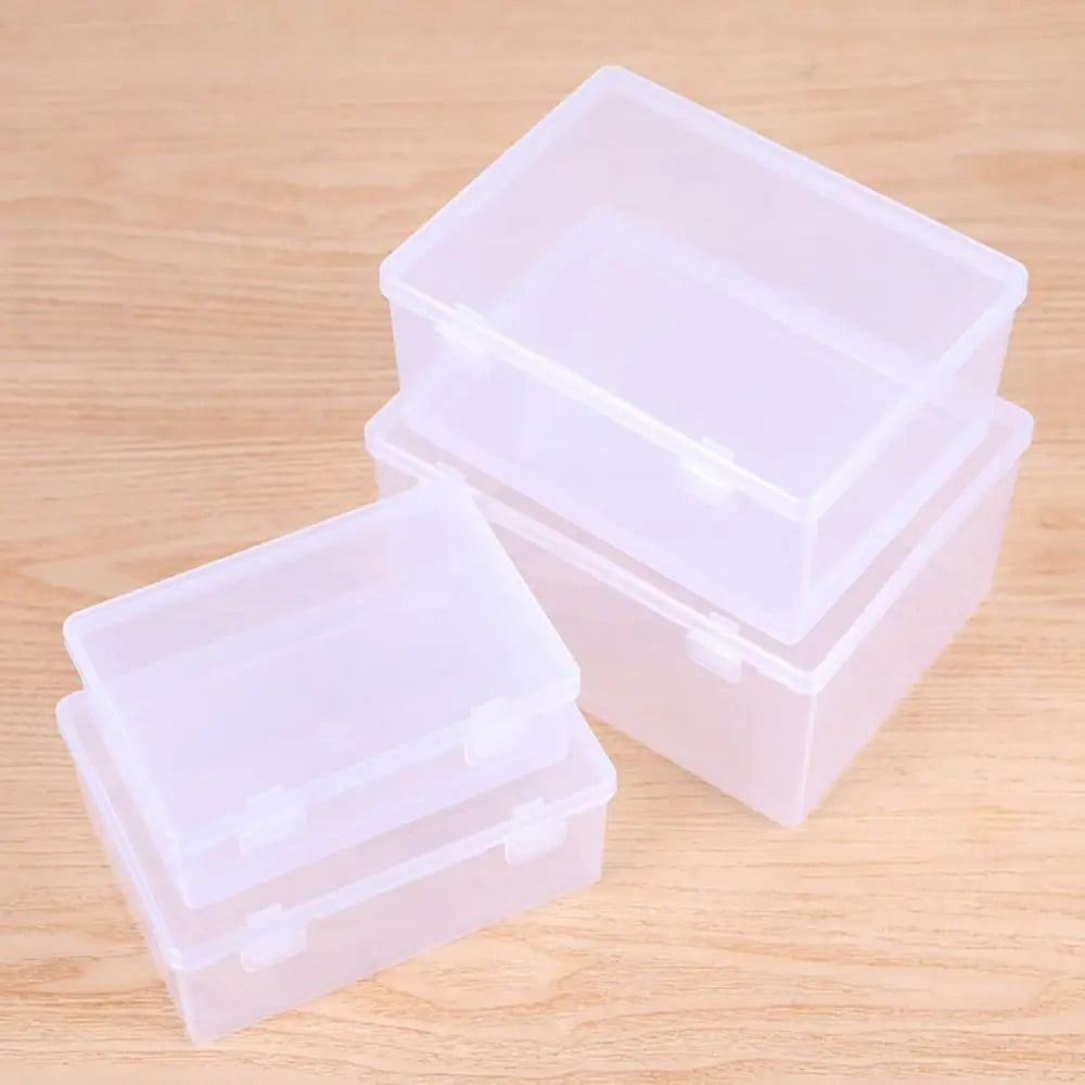 Transparent Flip Storage Box | Portable PP Plastic Organizer