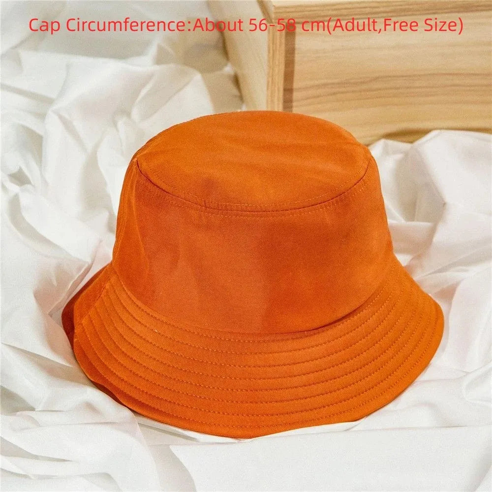 Foldable Wide Brim Bucket Sun Hat – Unisex, 17 Colors